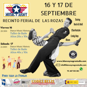 Music in Army. Clases de Baile y Actuaciones para toda la Familia. Recinto Ferial de las Rozas. @ Recinto Ferial y Deportivo Ntra Sra del Retamar - Las Rozas